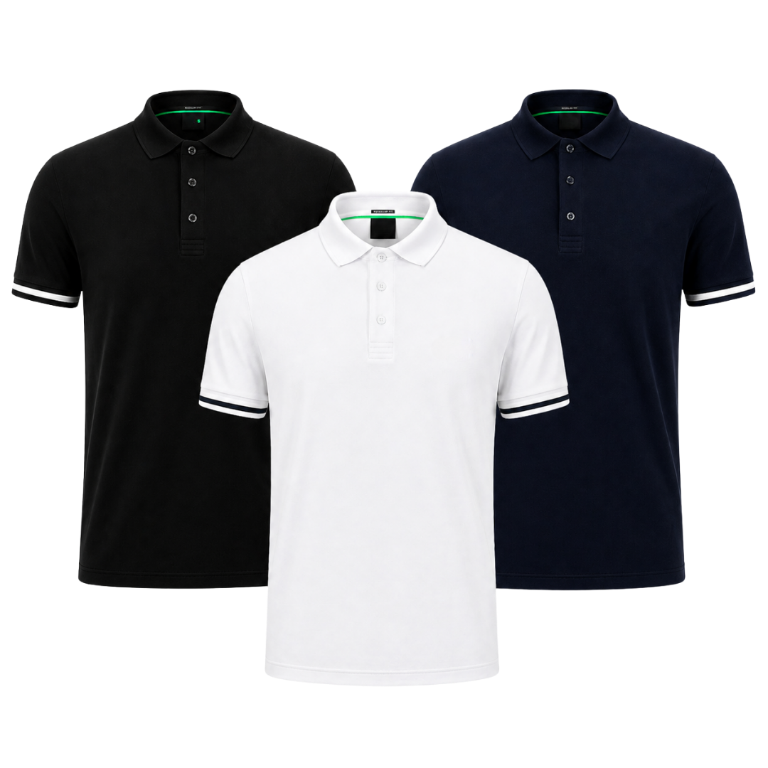 3-Pack Classic Polo Shirts