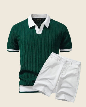 Old Money Polo Shirt + Shorts Set