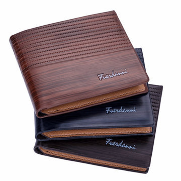 Men's Embossed Multi-Card Wallet